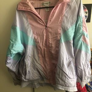 VINTAGE 80'S CHAVER WINDBREAKER JACKET